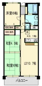 【マンション】ハミング松本　３０３号室 画像1